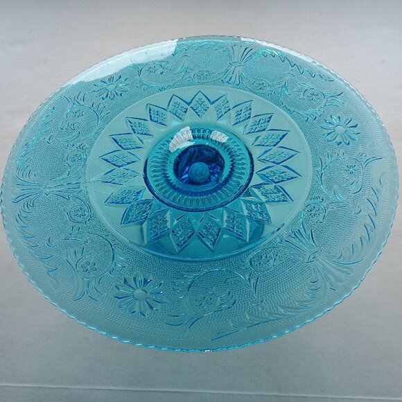 Blue Cake Dish 13" - Picture 4 of 13